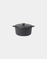 Cocotte en fonte Vinga Monte Heritage 5.5 L à personnaliser - Noir