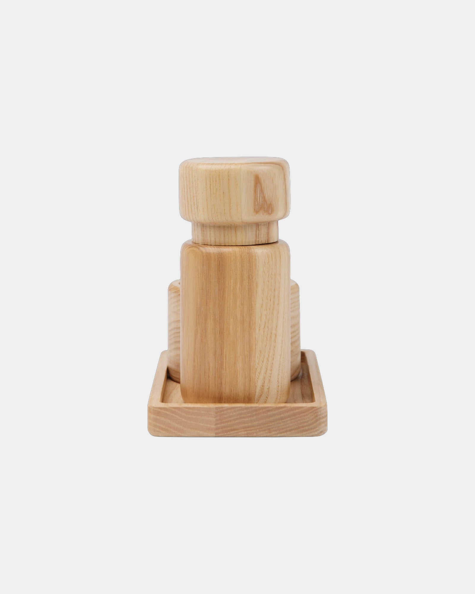 Ensemble sel et poivre bois FSC Vinga Retro Set à personnaliser - 3