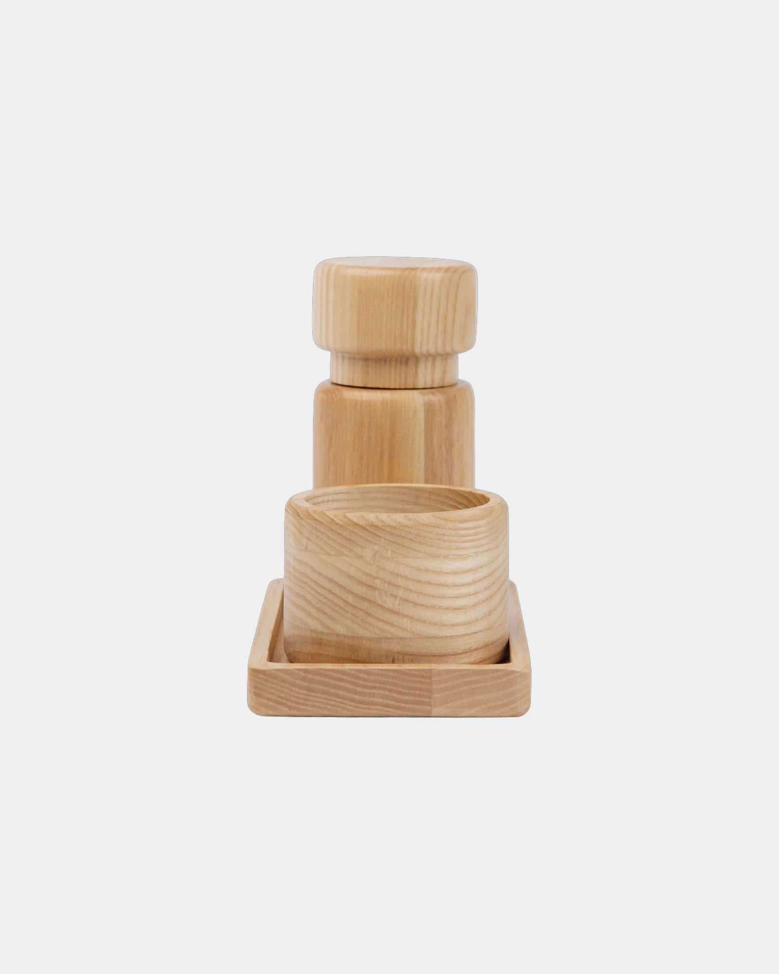 Ensemble sel et poivre bois FSC Vinga Retro Set à personnaliser - 4