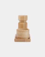 Ensemble sel et poivre bois FSC Vinga Retro Set à personnaliser - 4