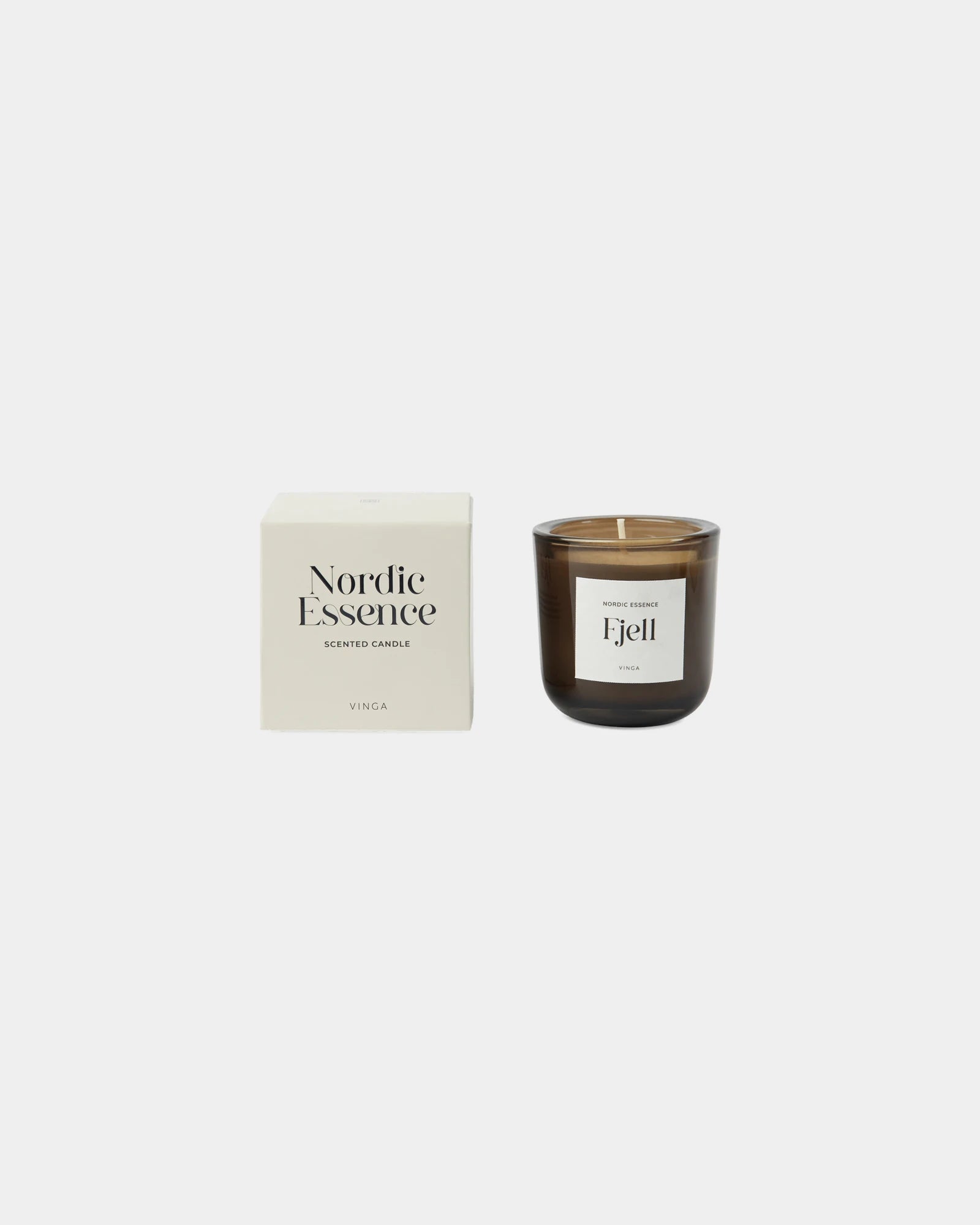 Bougie parfumée verre Vinga Petite Nordic à personnaliser - Blanc Cassé