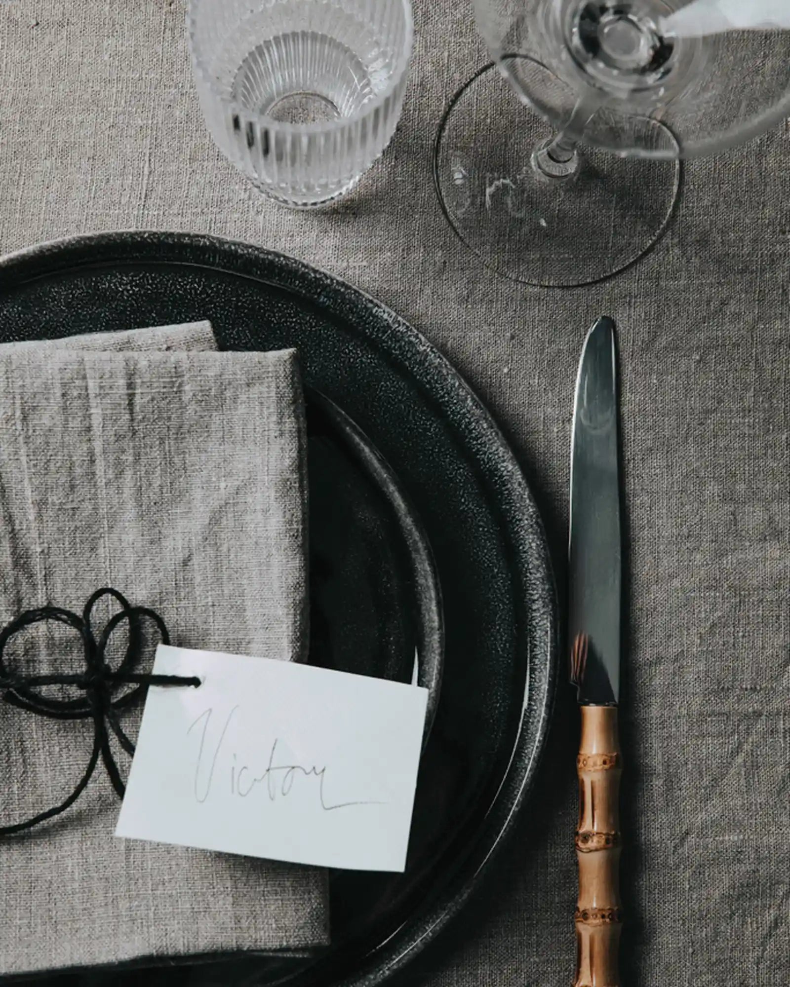 Set de 2 assiettes en grès Vinga Nomimono à personnaliser - 8