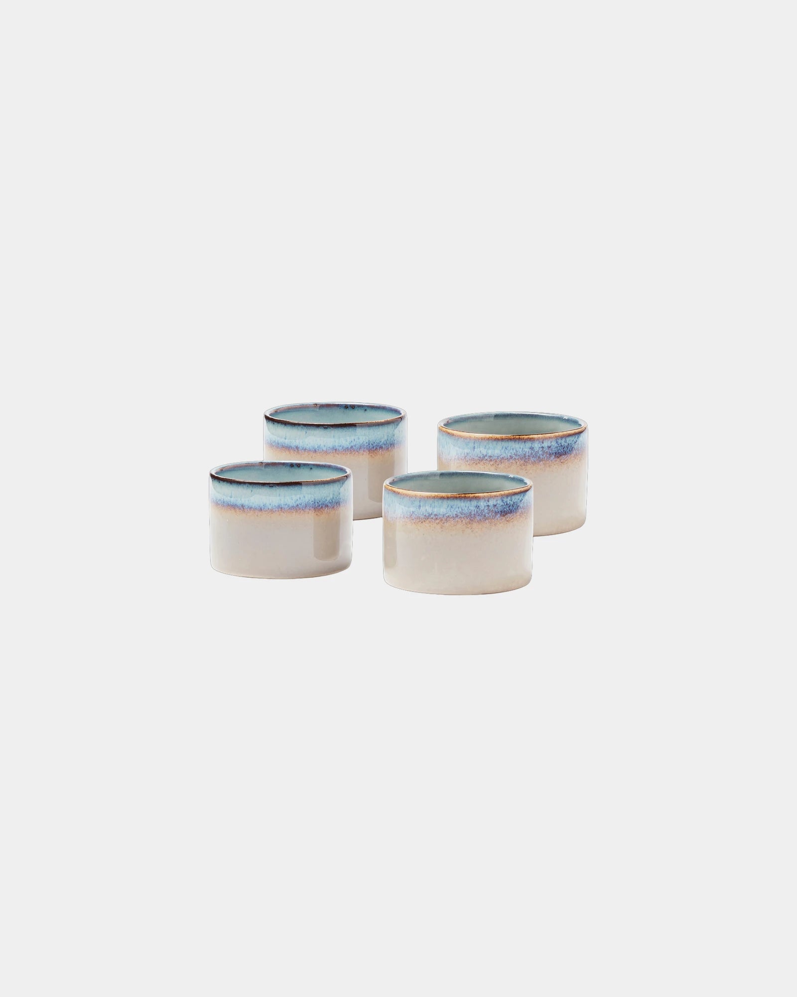 Mini set de 4 bols grès Vinga Nomimono à personnaliser - Beige