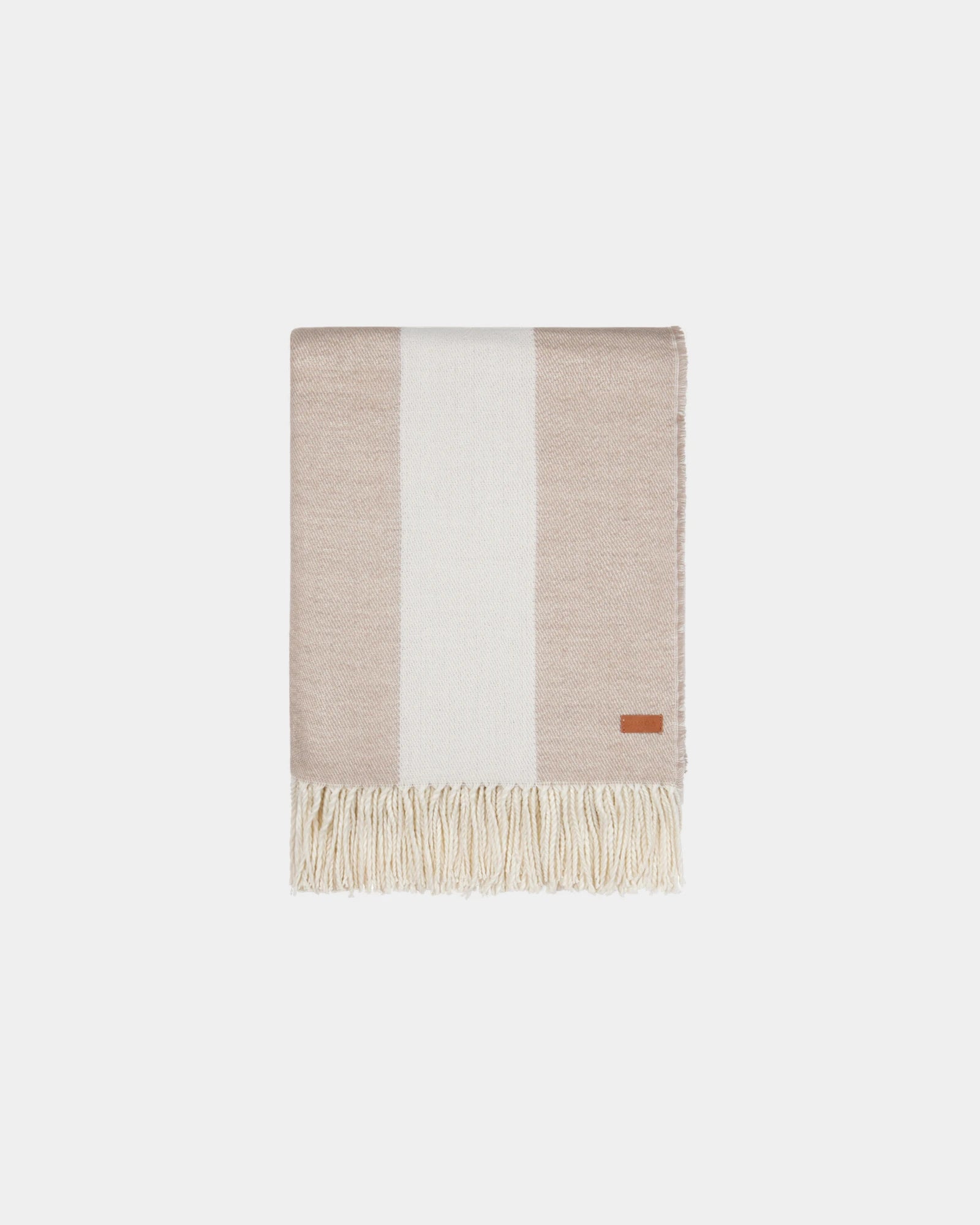 Couverture polylana Vinga Tella à personnaliser - Beige