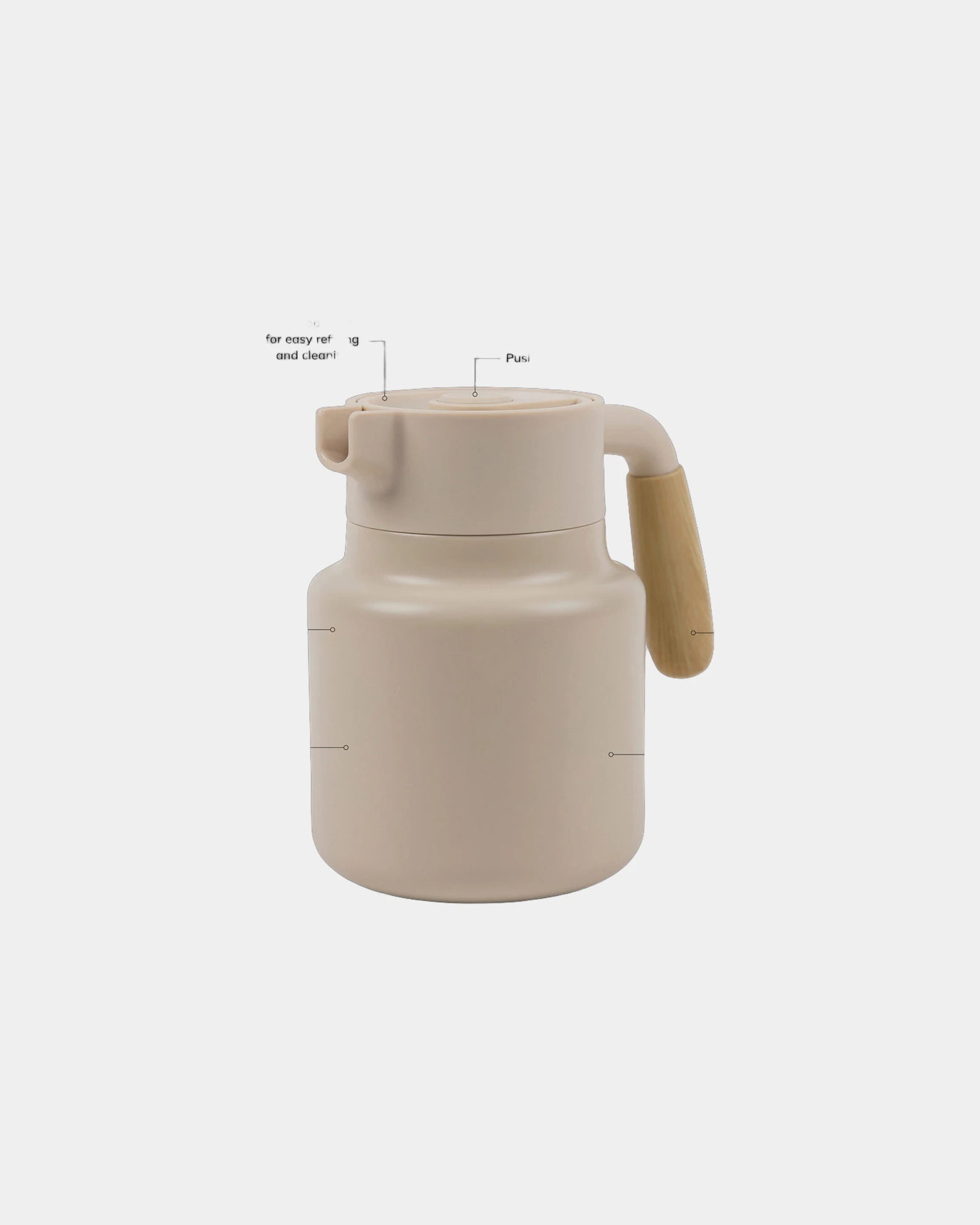 Pichet acier inoxydable recyclé Vinga 1.2L à personnaliser - 10
