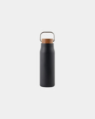 Bouteille isotherme acier recyclé Vinga Ciro 300 ml à personnaliser - Noir