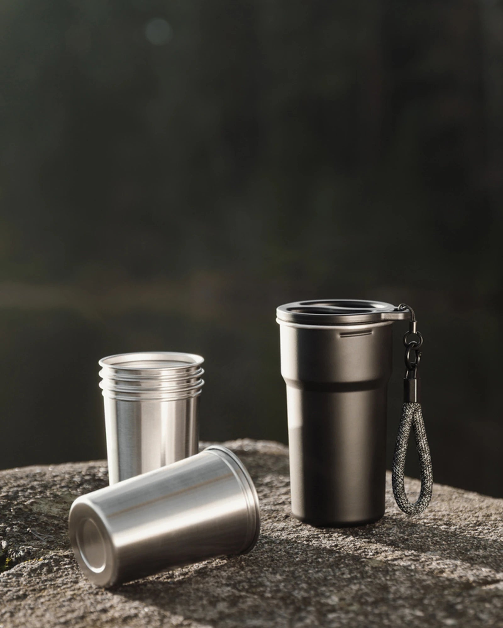Set de 4 tasses inox recyclé Vinga 250ml à personnaliser - 7