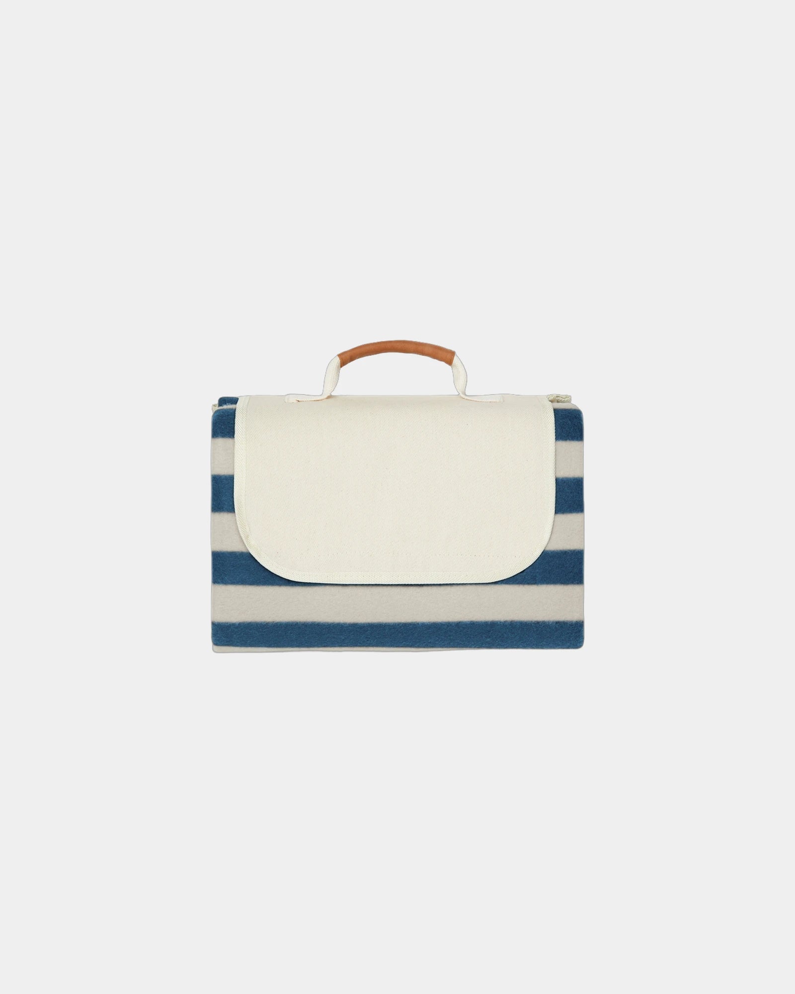 Couverture de pique-nique rPET Vinga Alba à personnaliser - Bleu Marine