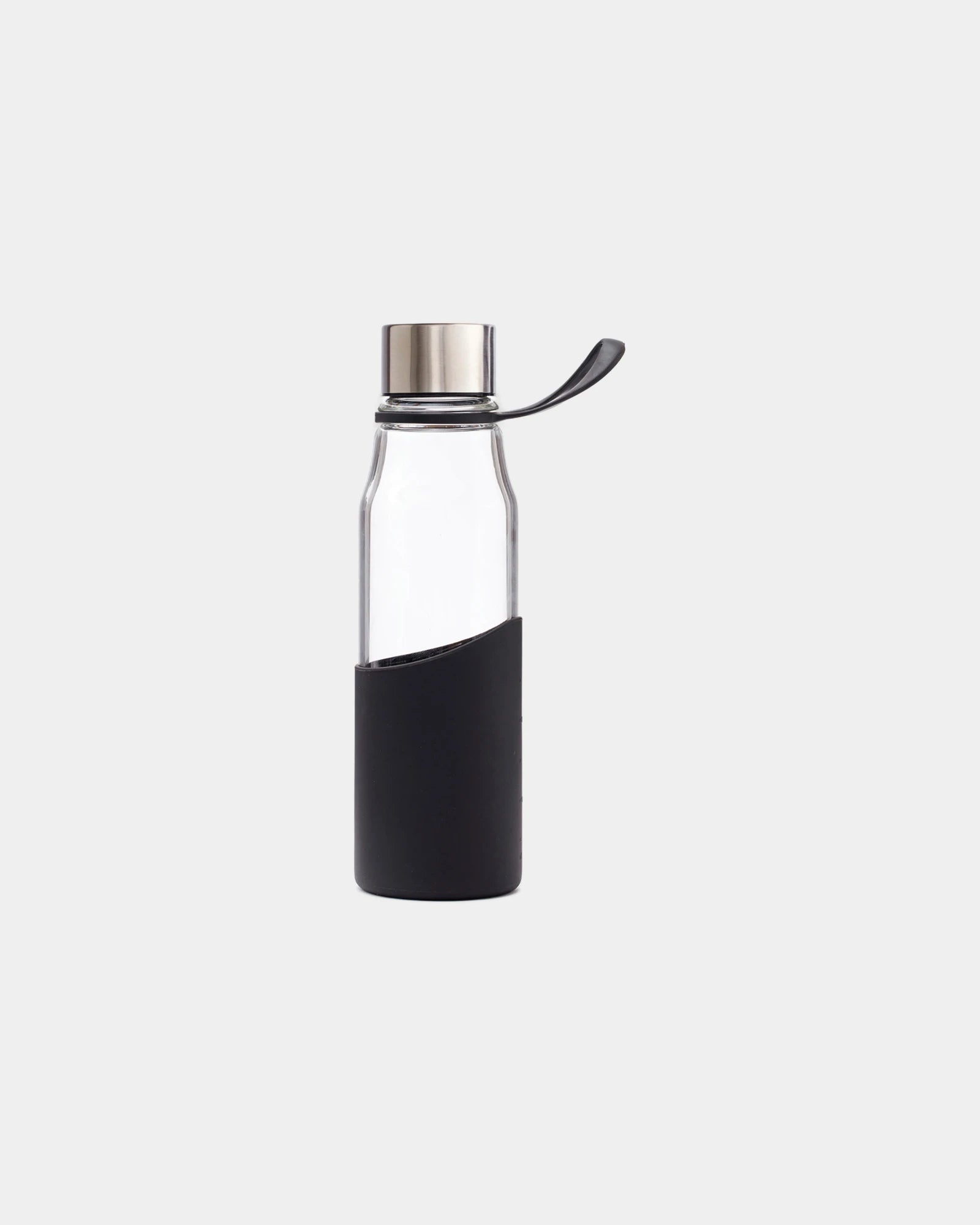 Bouteille en verre Vinga Lean 550 ml à personnaliser - Noir