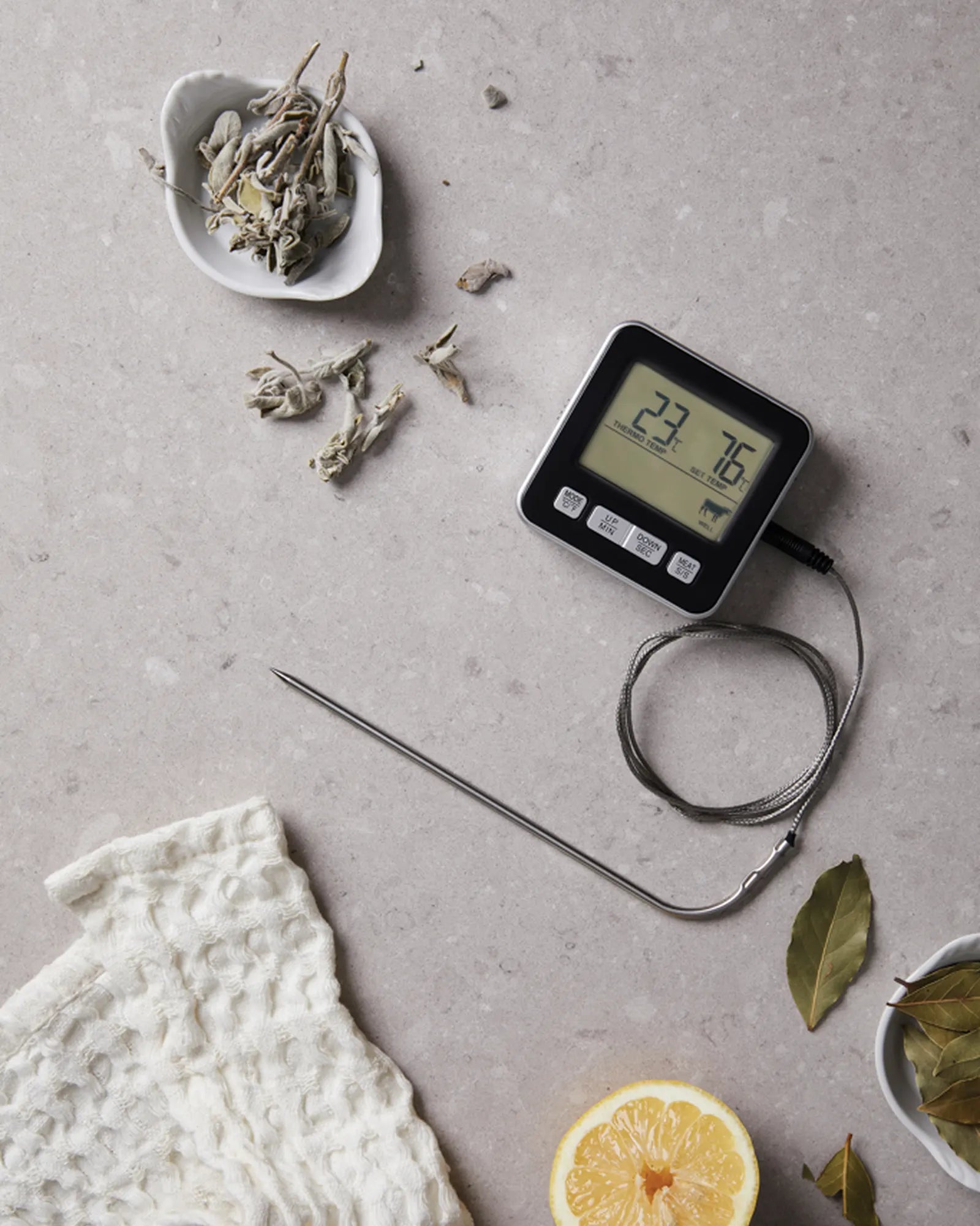 Thermomètre inox Vinga Hays à personnaliser - 3