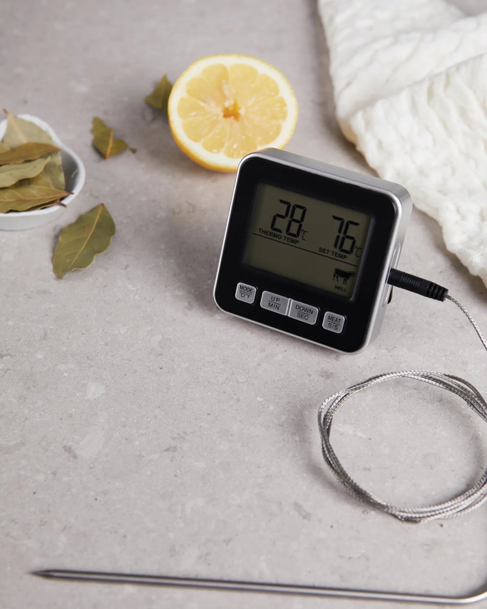 Thermomètre inox Vinga Hays à personnaliser - 4