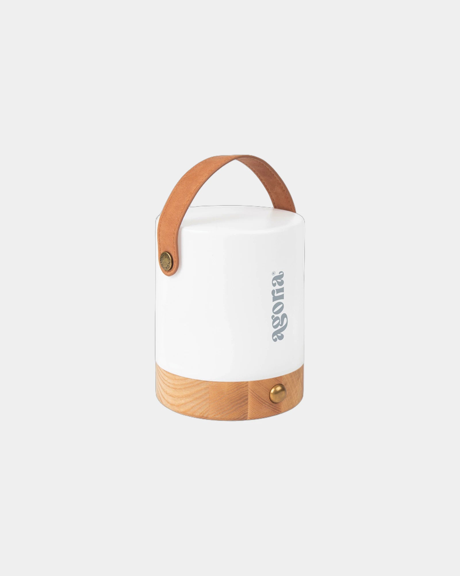 Lanterne ABS recyclé Vinga Nami à personnaliser - Marron