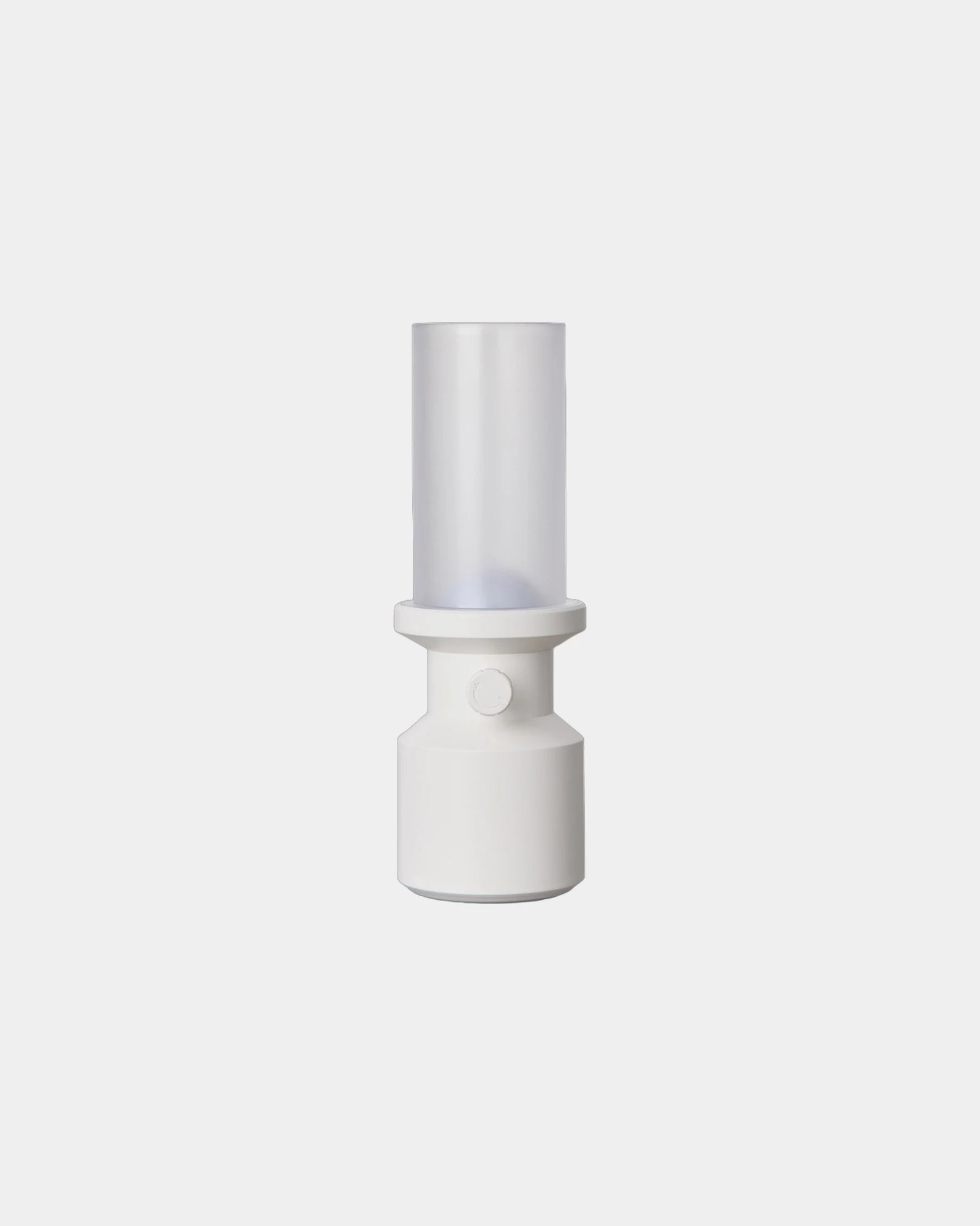 Lampe de table ABS recyclé Vinga Niori à personnaliser - Blanc