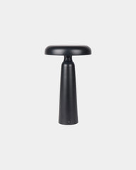 Lampe de table métal ABS recyclé Vinga Avery à personnaliser - Noir