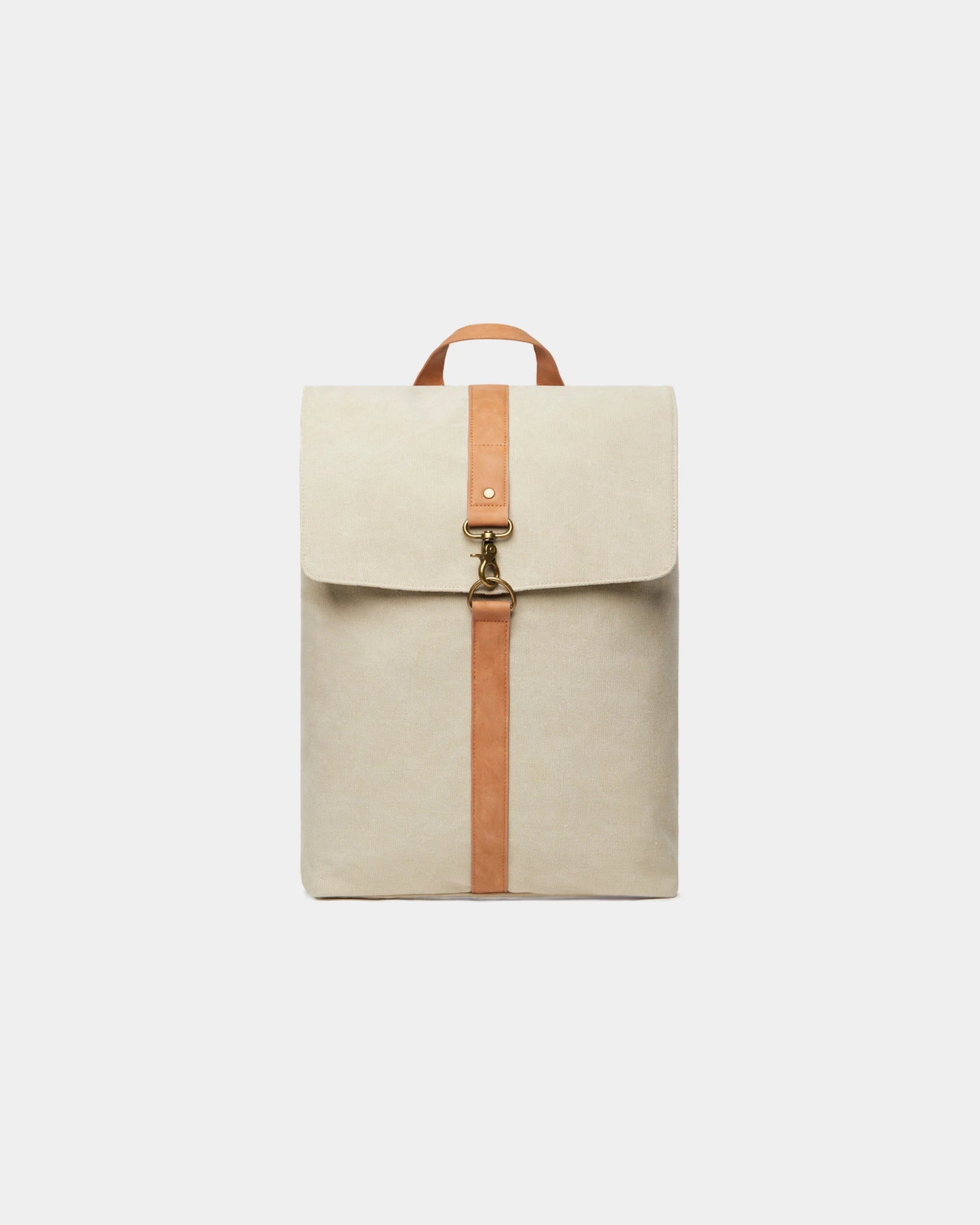 Sac à dos en toile recyclée Vinga Bosler 43 x 30.5 cm à personnaliser - Beige