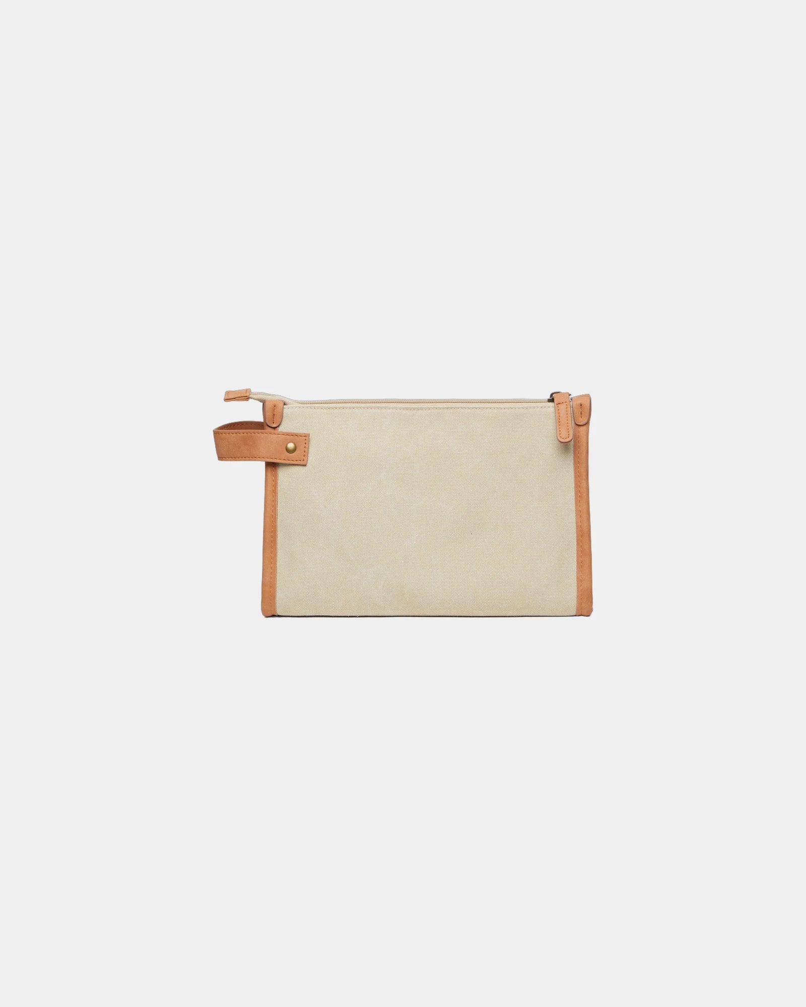 Trousse de toilette recyclée Vinga Bosler à personnaliser - Beige