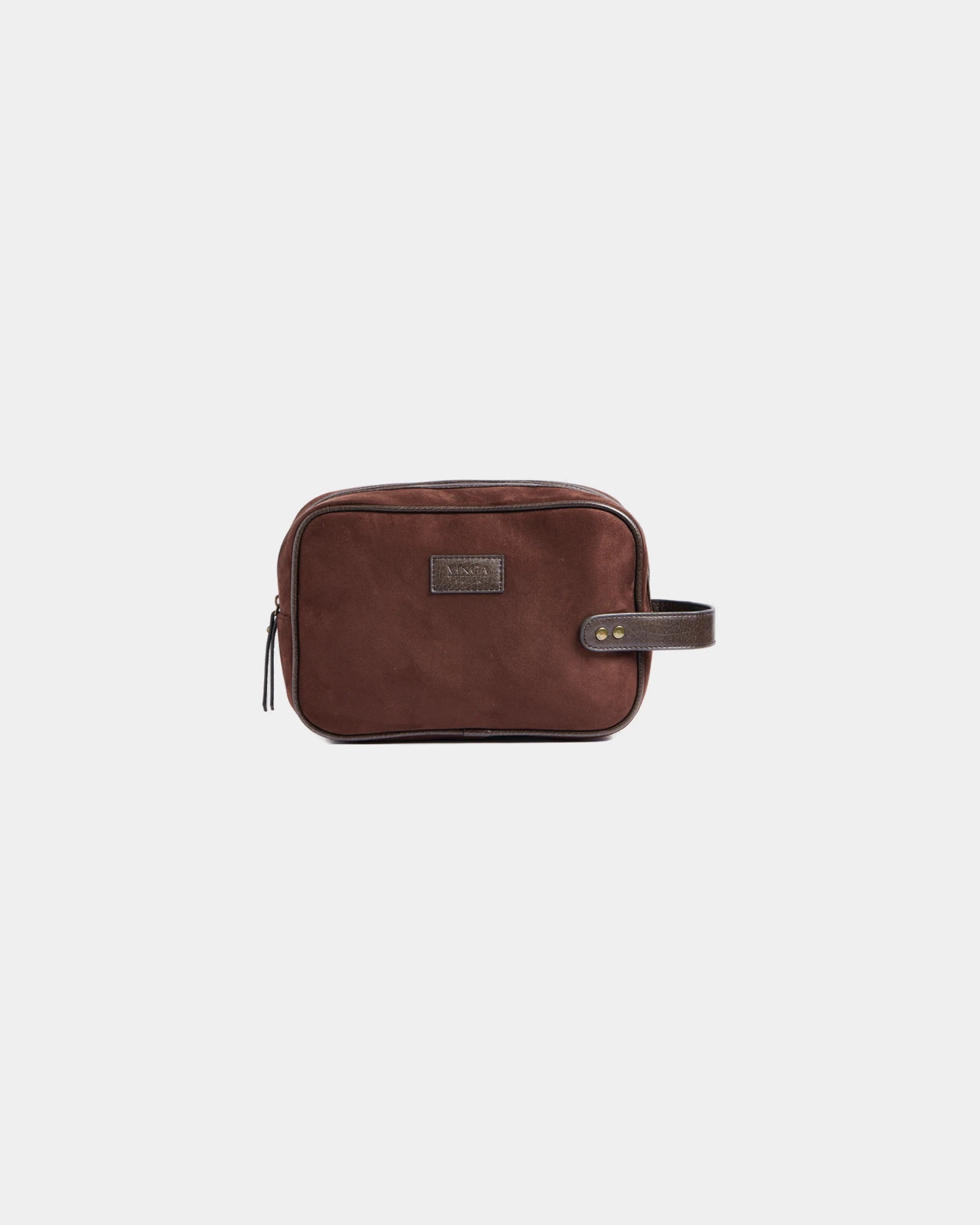 Trousse de toilette polyester Vinga Hunton à personnaliser - Marron