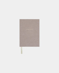 Carnet de notes papier recyclé Vinga Thankfulness à personnaliser - Beige