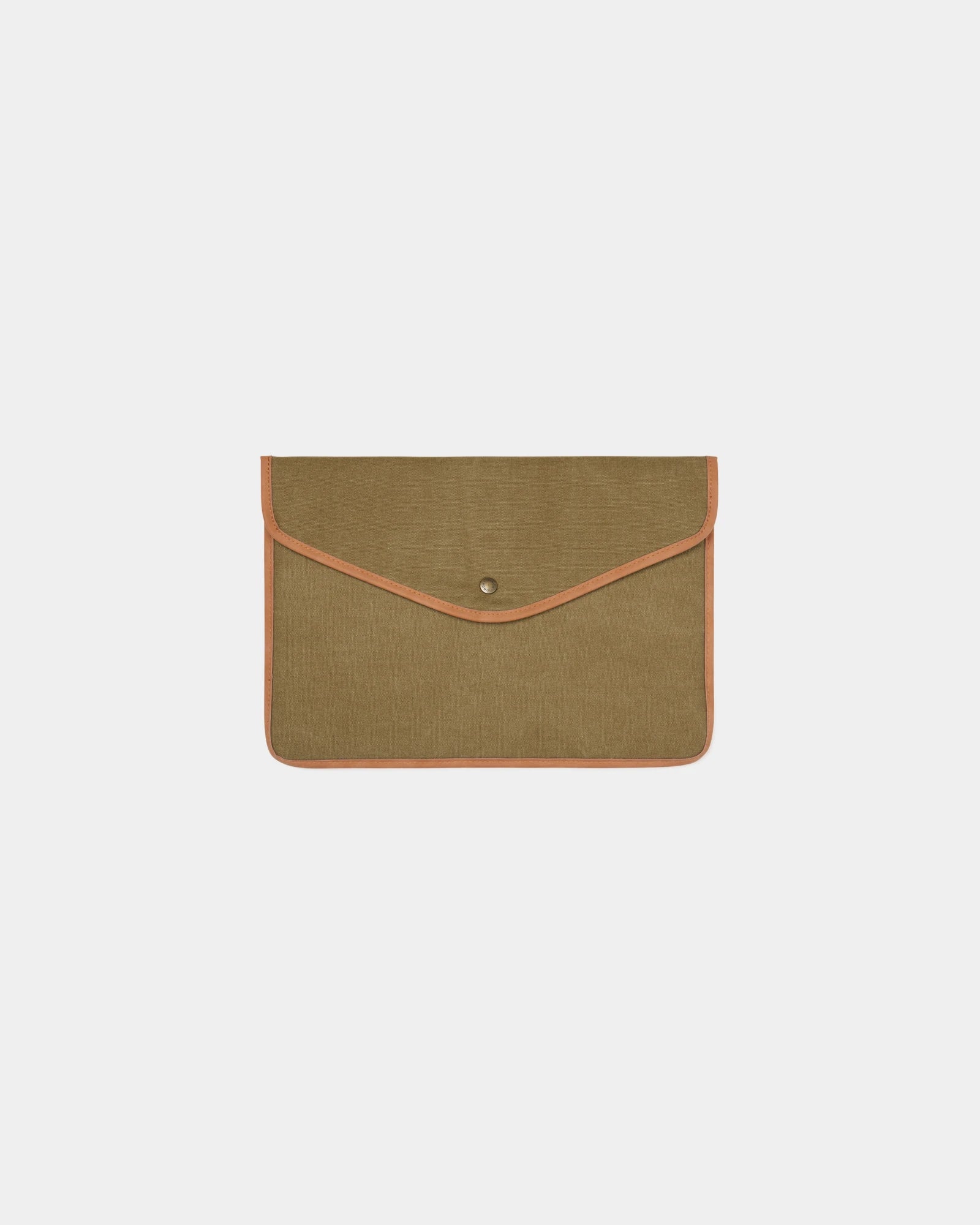 Pochette ordinateur toile recyclée Vinga 16" à personnaliser - Vert