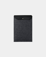 Pochette feutre recyclé Vinga Albon 15" à personnaliser - Noir