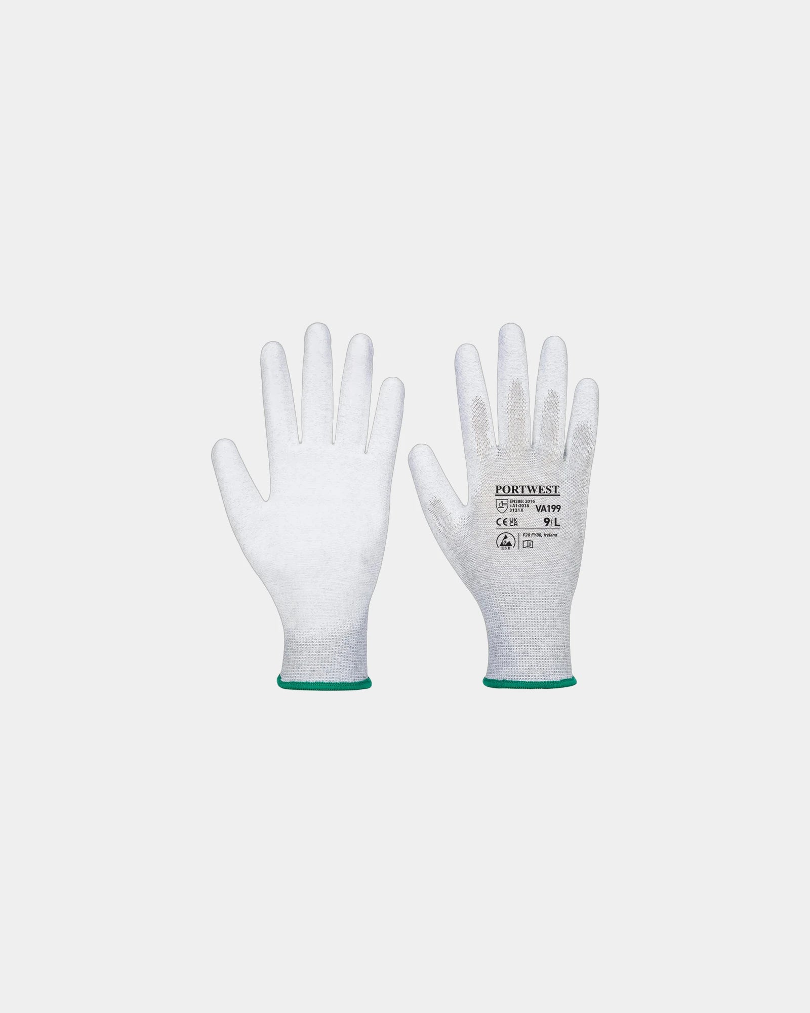 Gant antistatique PU à personnaliser - Gris