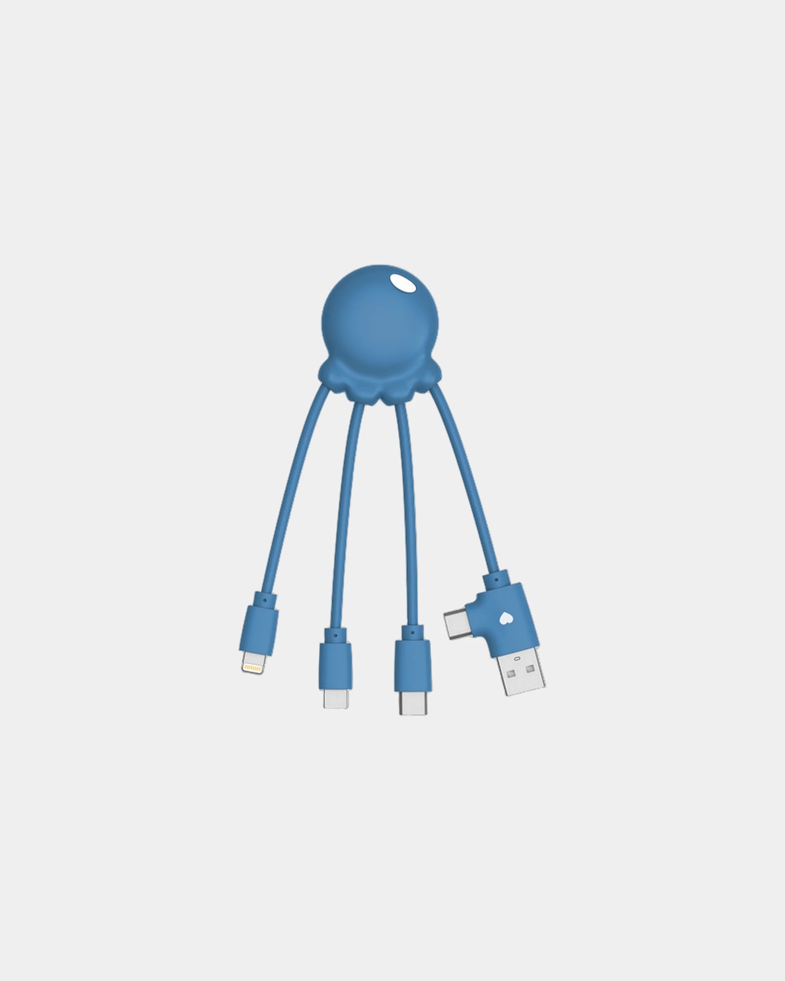 Câble de charge Ocean Bound Plastic à personnaliser - Bleu