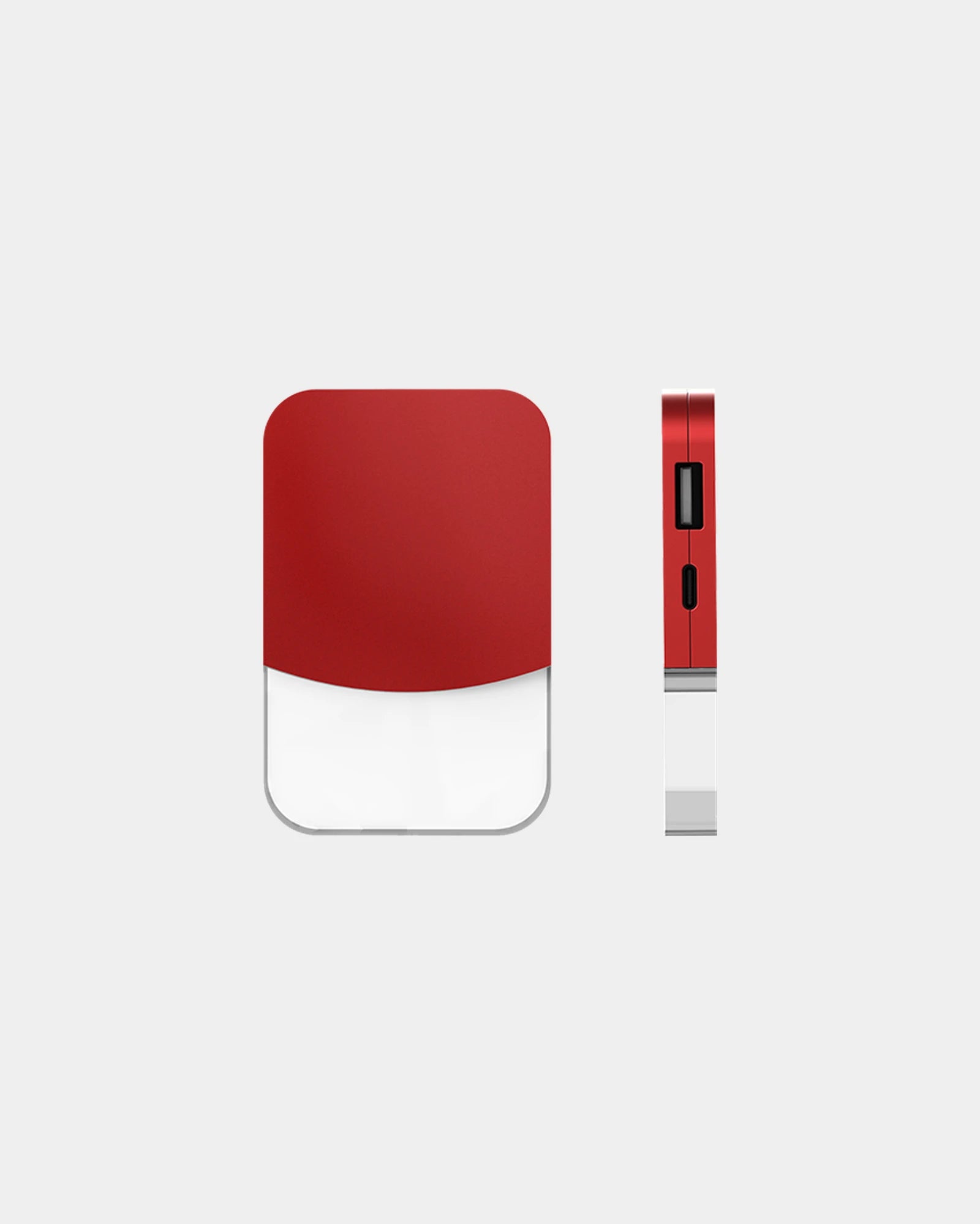 Hub de charge ABS rouge Mini Ilo à personnaliser - Rouge
