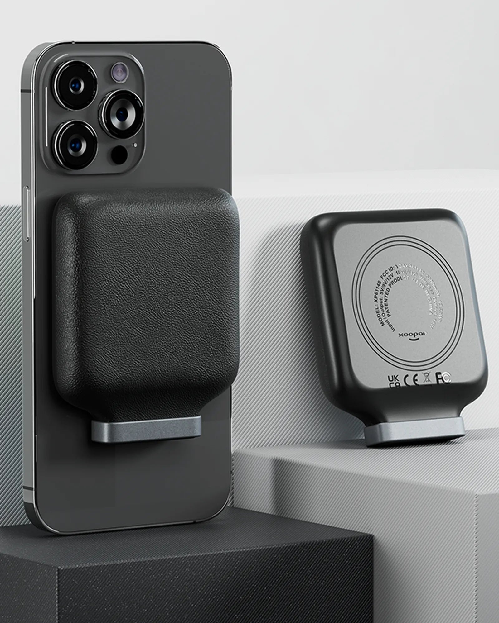 Powerbank sans fil plastique recyclé INE ODA à personnaliser - 5