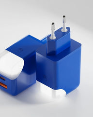 Adaptateur secteur double ports USB C et A 65W à personnaliser - 11