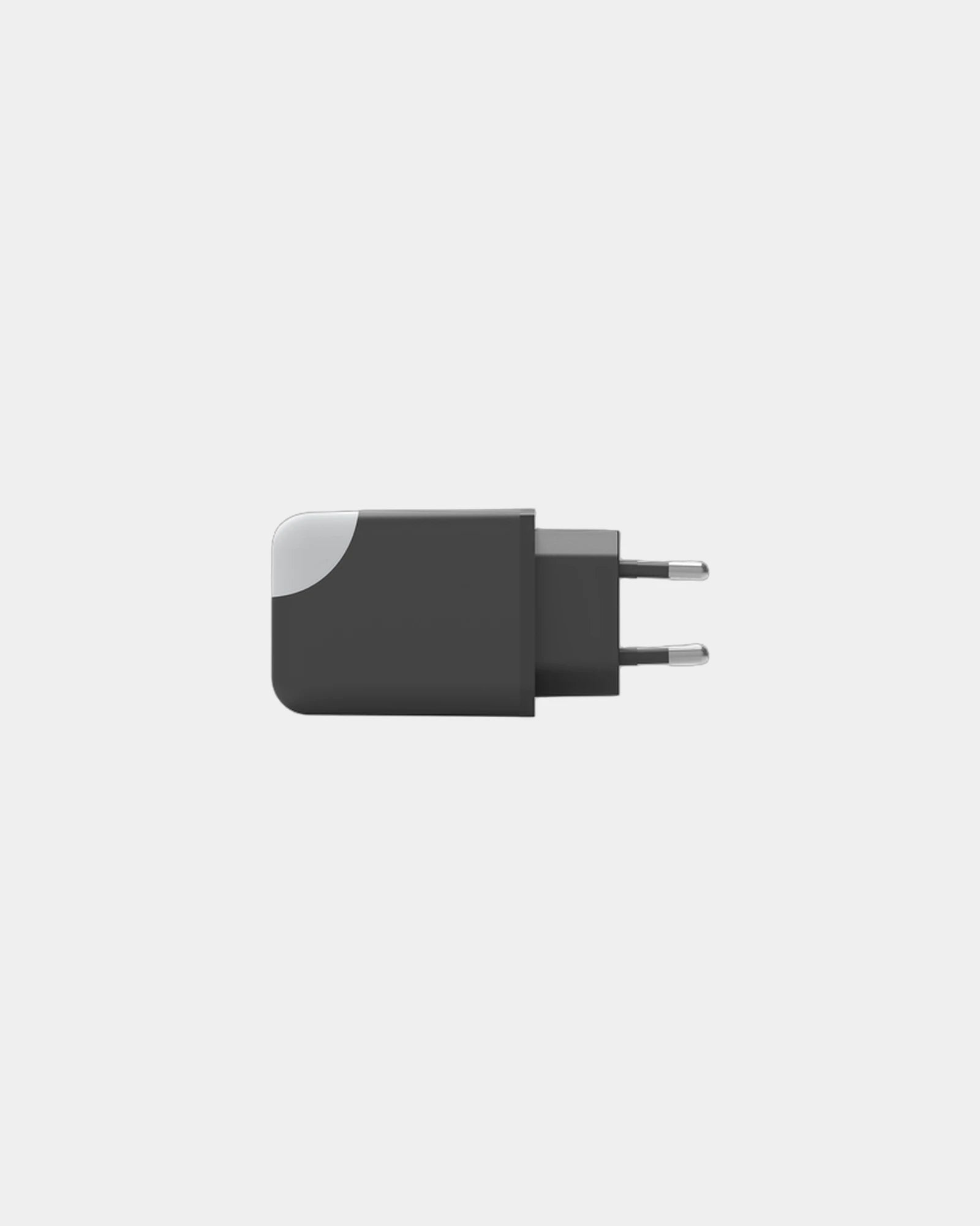 Adaptateur secteur double ports USB C et A 65W à personnaliser - Noir