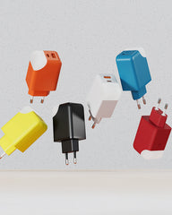 Adaptateur secteur double ports USB C et A 65W à personnaliser - 4