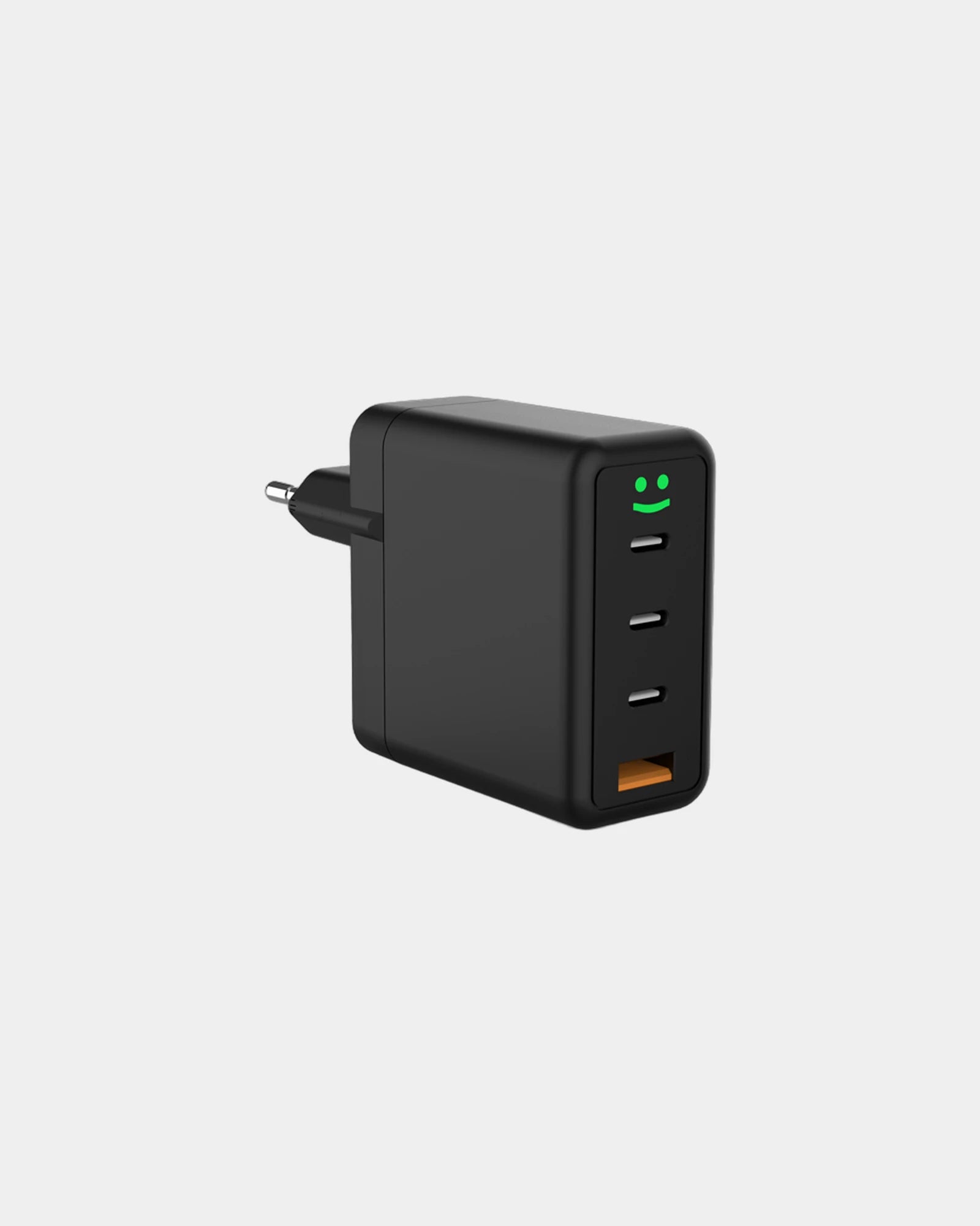Adaptateur secteur 100W USB C et USB A à personnaliser - Noir