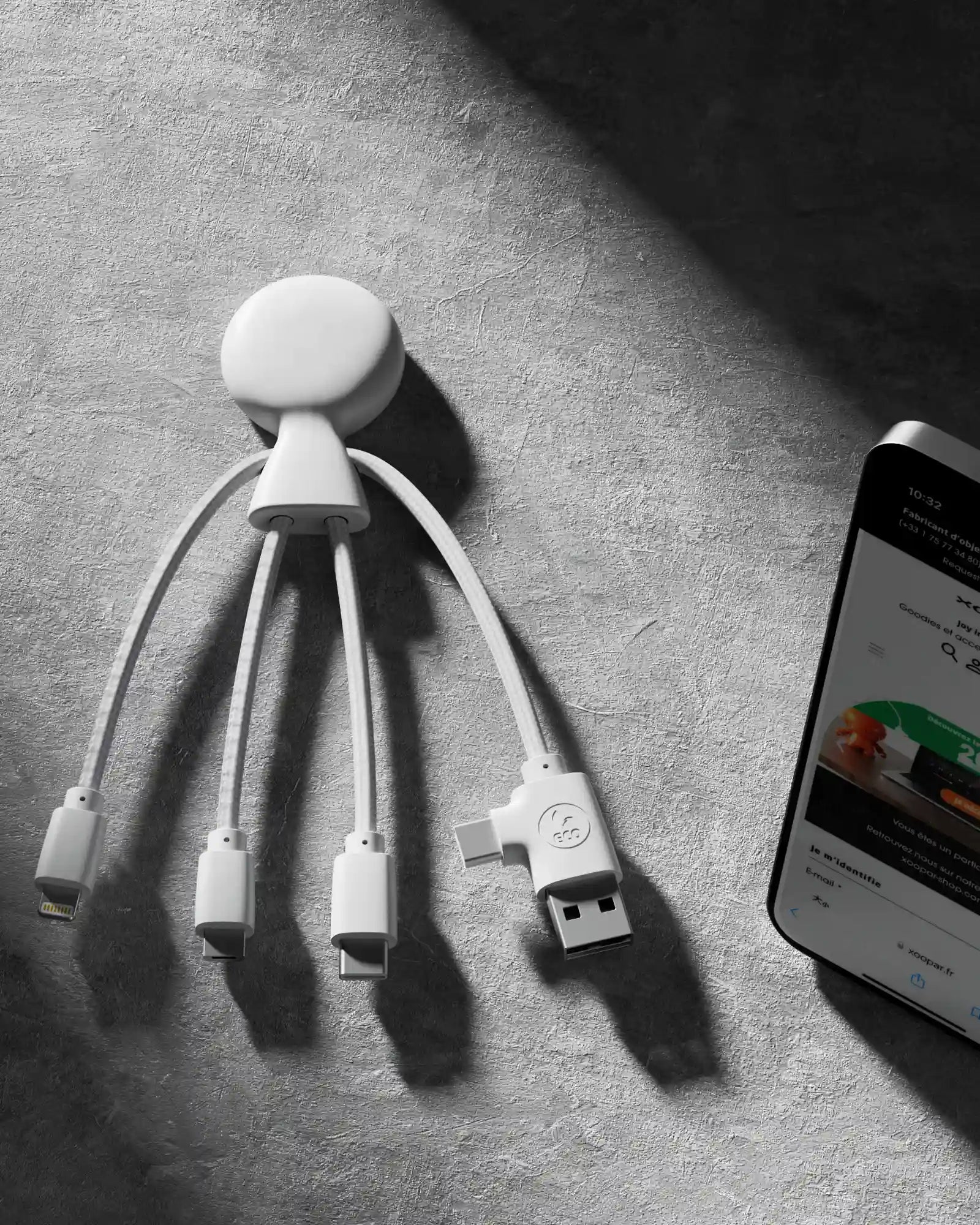 Câble de charge multi-connecteurs NFC à personnaliser - 6