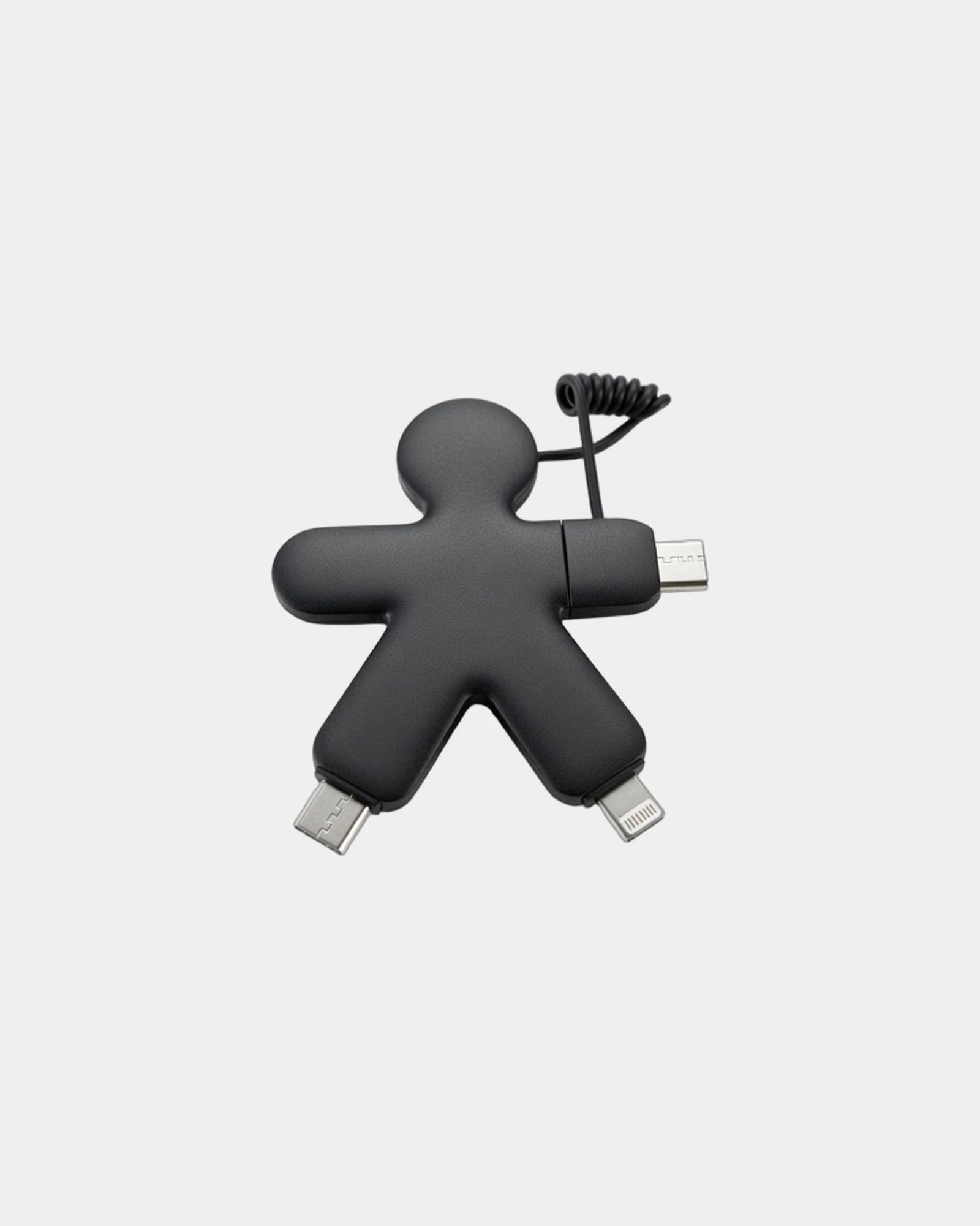 Câble de charge USB-C et Lightning à personnaliser - Noir