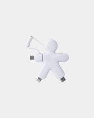 Câble de charge USB-C et Lightning à personnaliser - Blanc