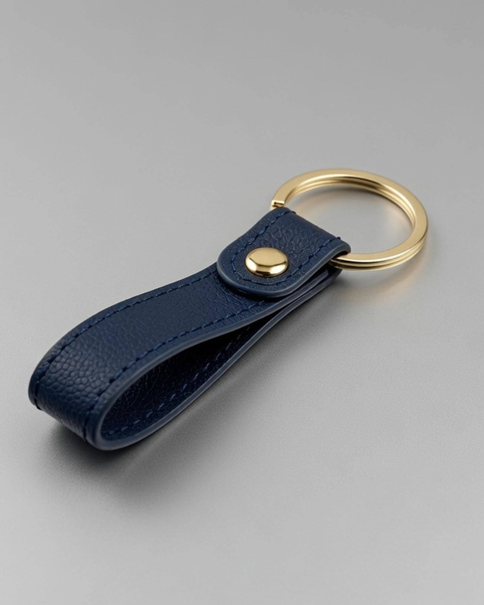 Porte-clés cuir recyclé INÉ à personnaliser - 4