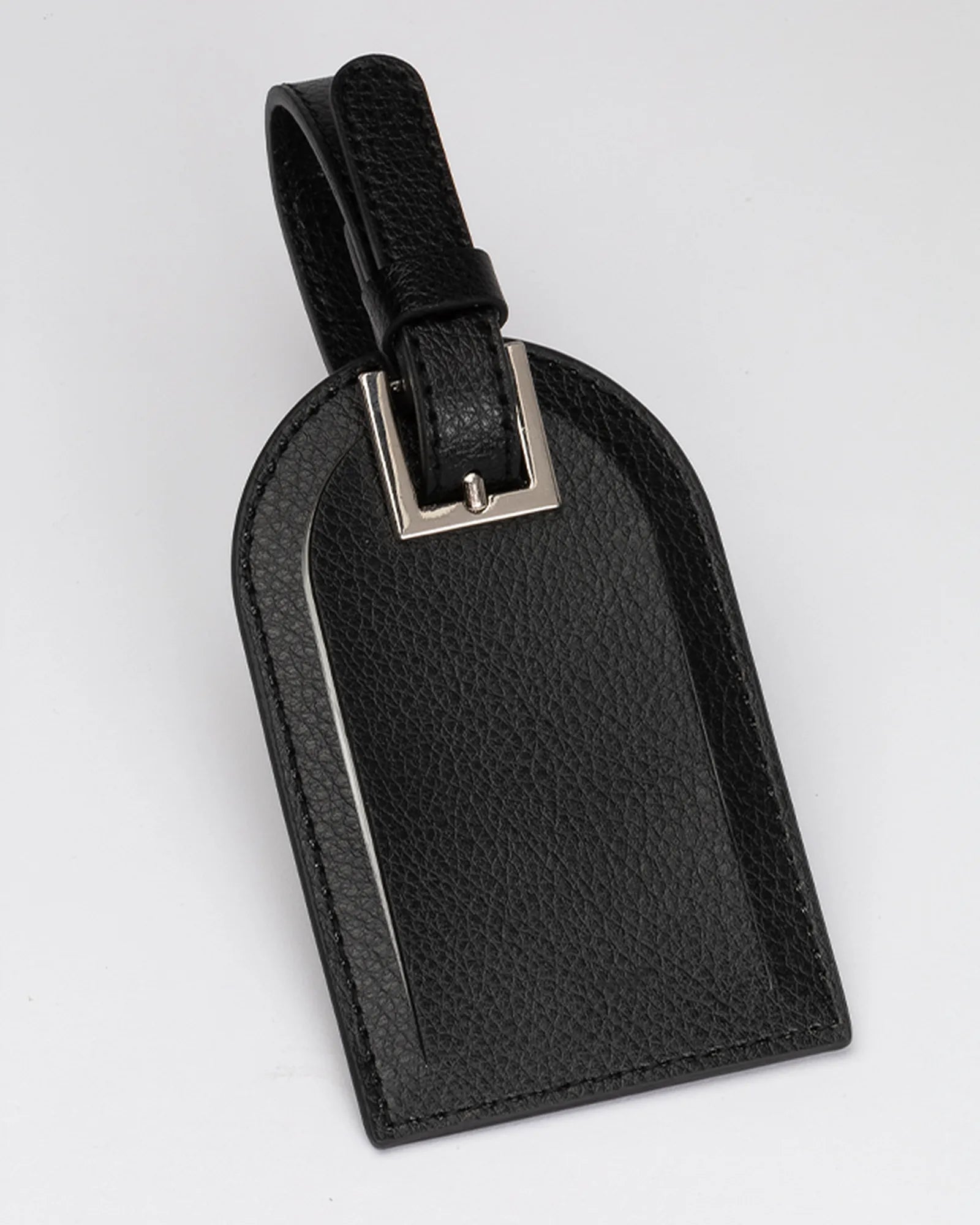 Étiquette bagage cuir recyclé à personnaliser - 3