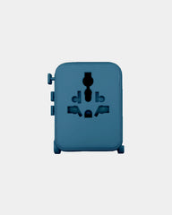 Adaptateur universel compact à personnaliser - Bleu