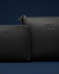 Pochette cuir recyclé INE 10/11" à personnaliser - 13