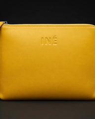 Pochette cuir recyclé INE 10/11" à personnaliser - 11