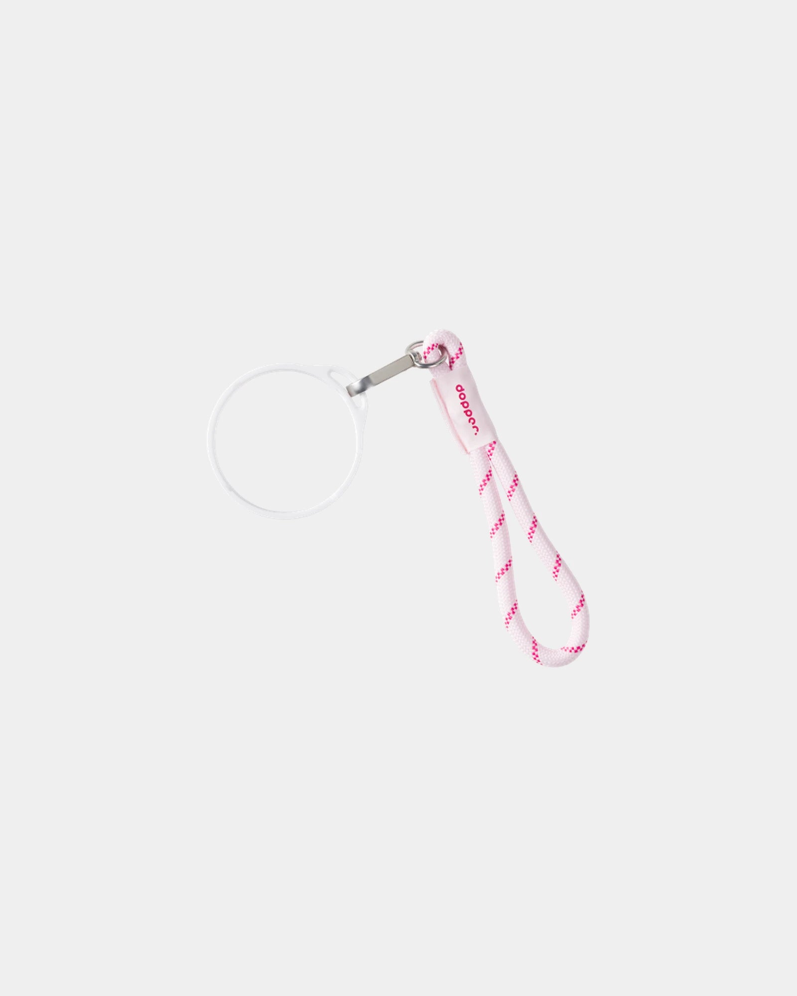Sangle de poignet rPET Dopper à personnaliser - Cherry Pink