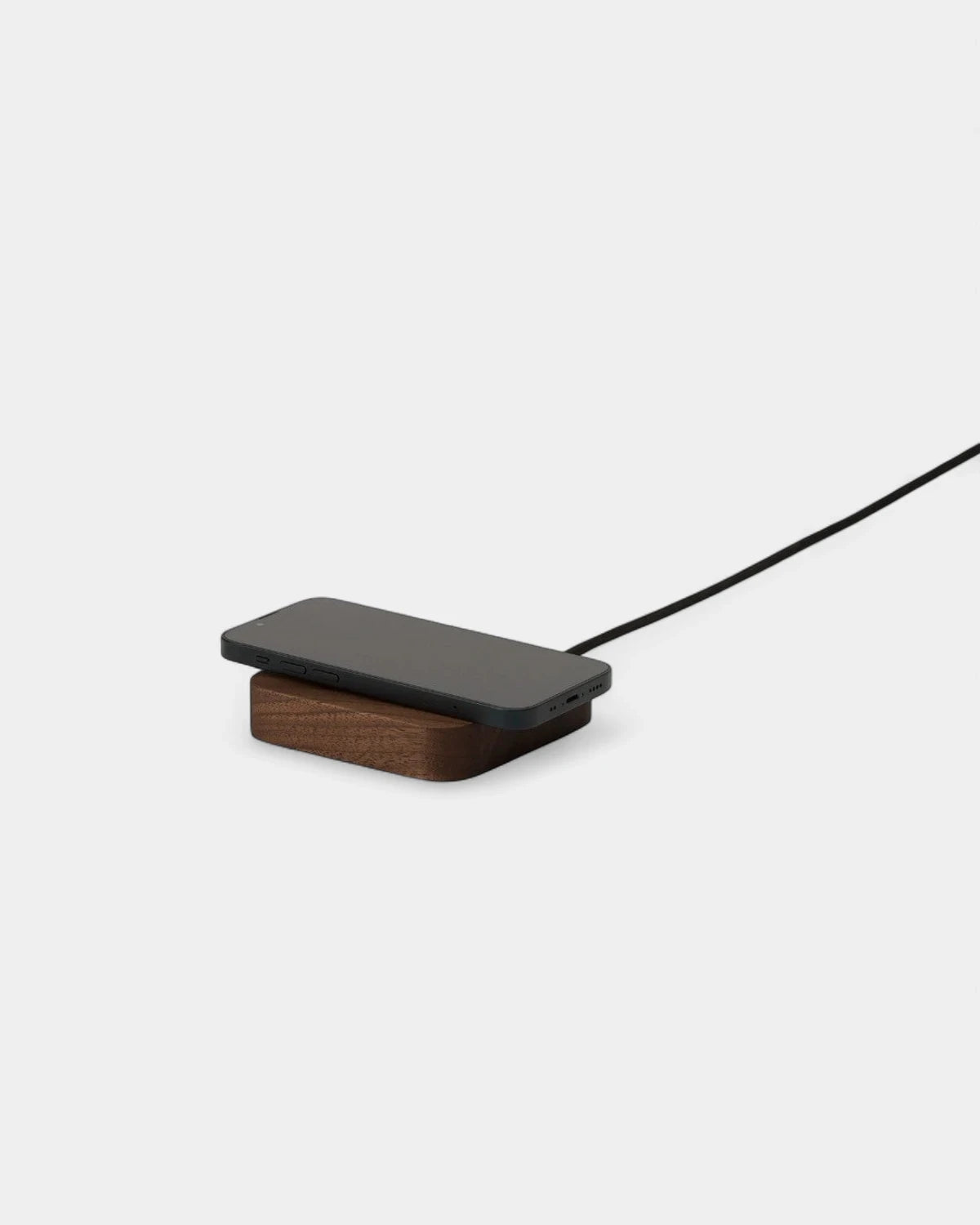 Chargeur à induction en bois de chêne personnalisable