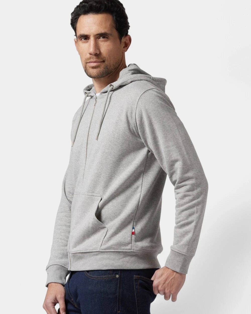 Hoodie zippé unisexe Made in France à personnaliser - 13