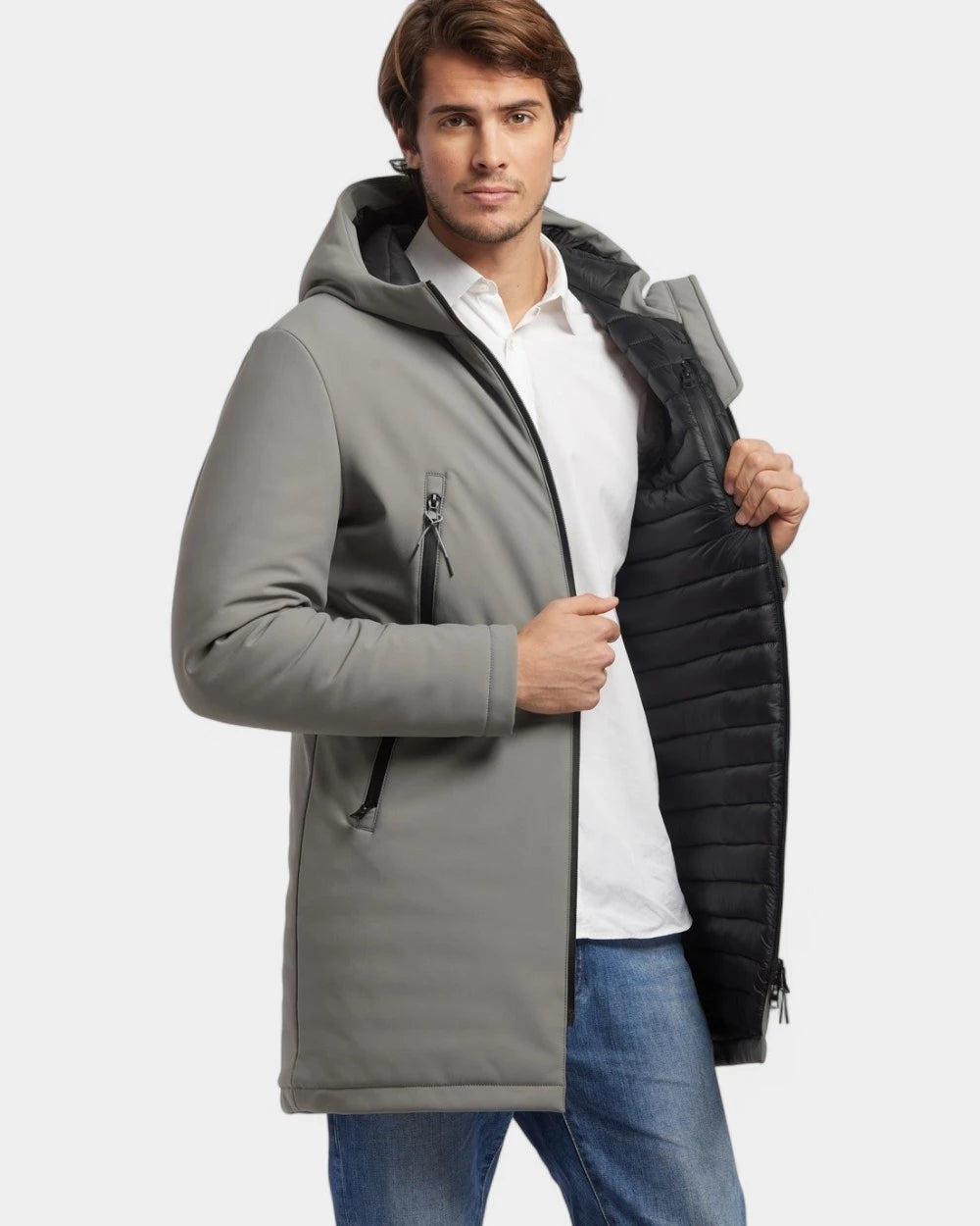 Parka softshell avec doublure doudoune à personnaliser - 11