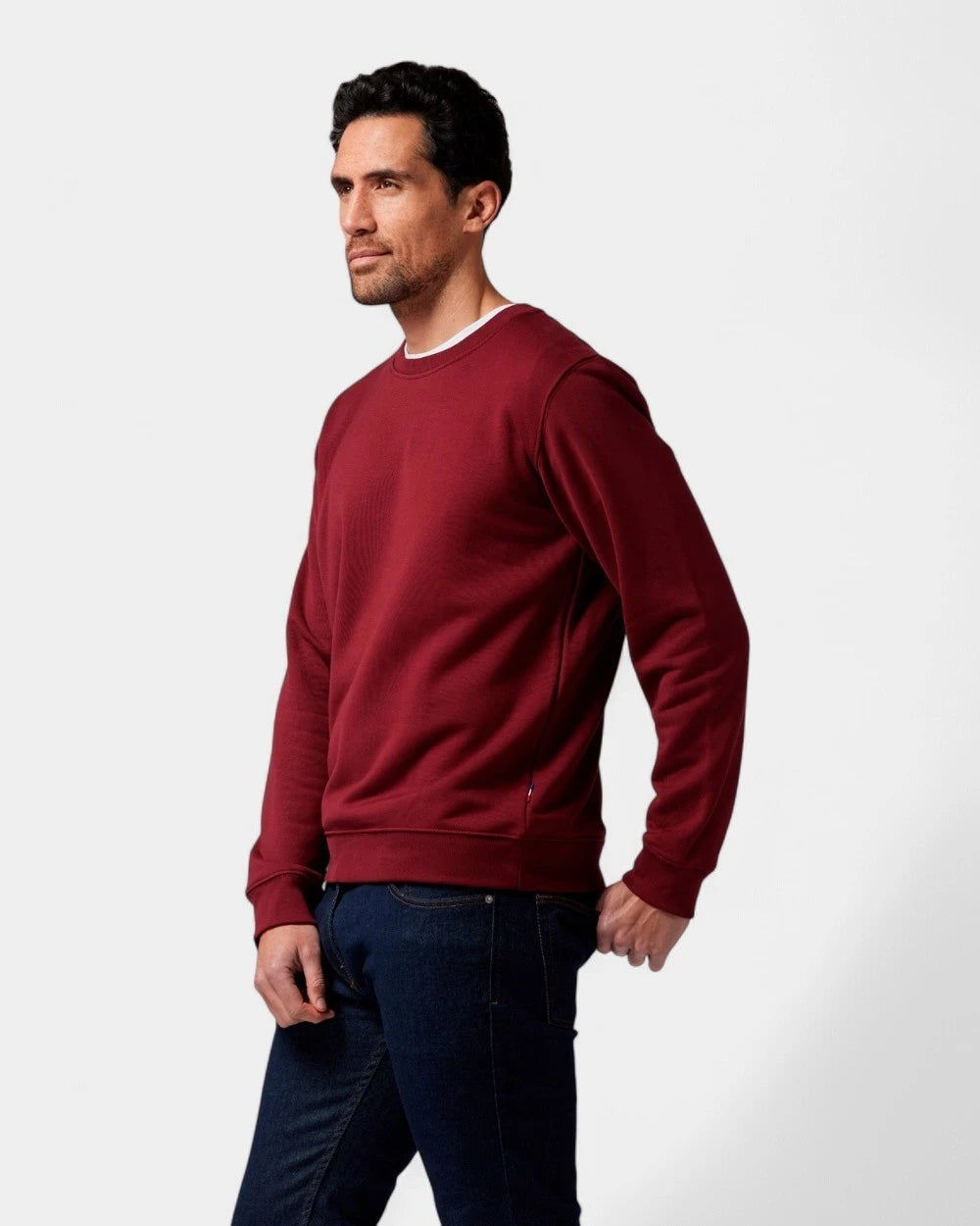 Sweatshirt à col rond Made in France à personnaliser - 12