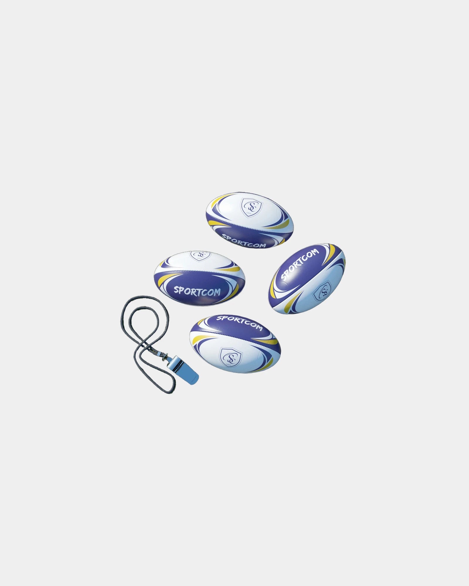 Mini ballon Rugby 13 cm à personnaliser - Multicolore
