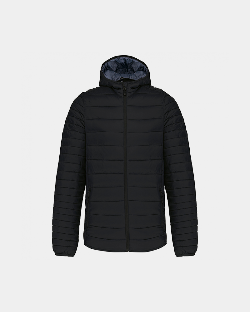 Doudoune avec capuche pour homme à personnaliser - Black