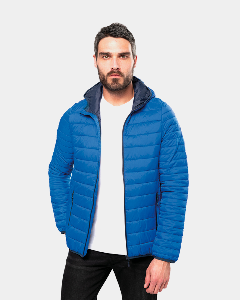 Doudoune avec capuche pour homme à personnaliser