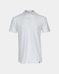 Polo pour homme Made in France personnalisable - Blanc