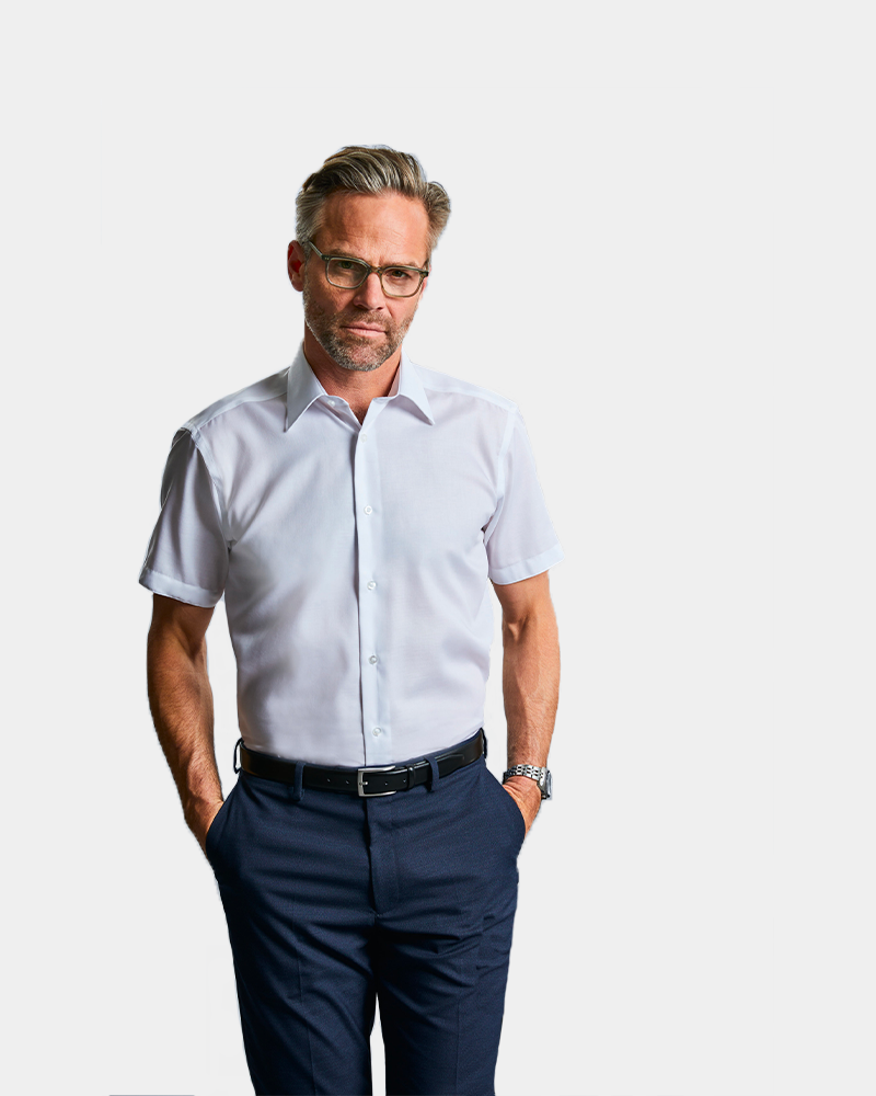 Chemise à manches courtes pour homme